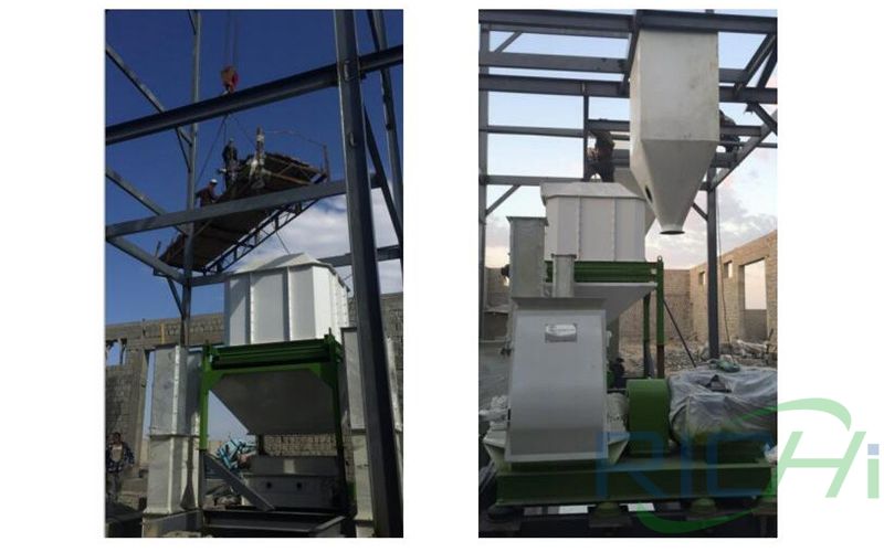 Uzbekistan 4T/H Animal feed pellet line project