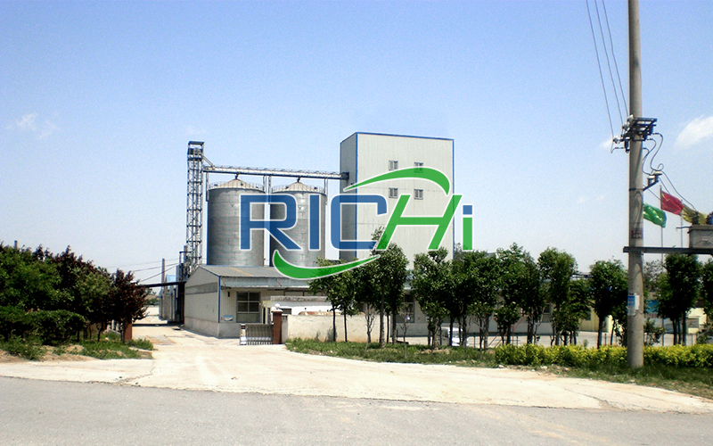 Uzbekistan 10-15 T/H Chicken Mud Feed and Pellet Production Line With Silo Storage System Project